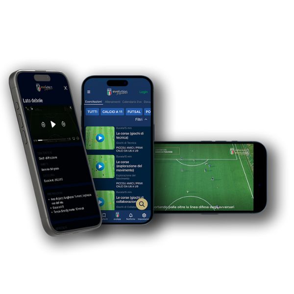Evoapp - l'applicazione dell'Evolution Programme realizzata da YouCoach per il progetto del Settore Giovanile e Scolastico FIGC - Sezione video Evoapp - l'applicazione dell'Evolution Programme realizzata da YouCoach per il progetto del Settore Giovanile e Scolastico FIGC - Sezione video