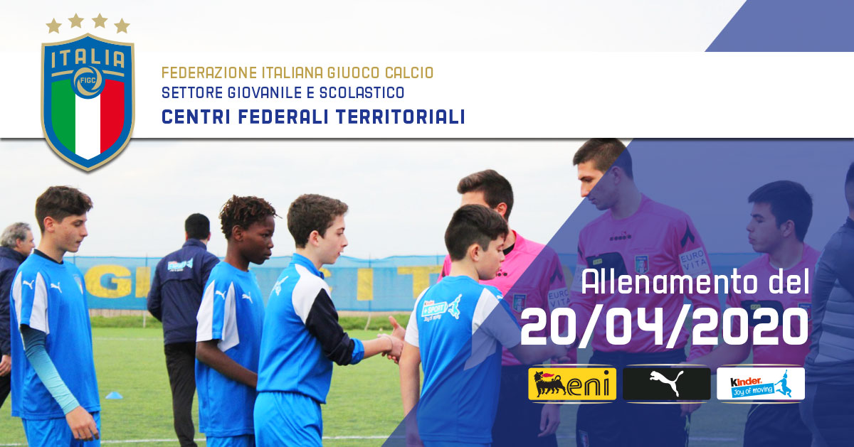 Allenamento del 20 Aprile Centri Federali Territoriali