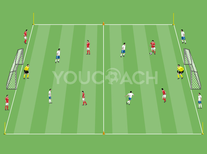 Juego simplificado para la finalización a ras de suelo a corta distancia