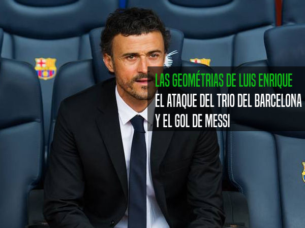 Recuperación de balón, verticalización, ataque con tres: Messi al gol!