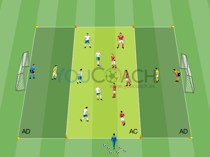 Small sided game - Defensa activa