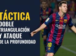 Gestion de balon en tres lados presion Barcelona