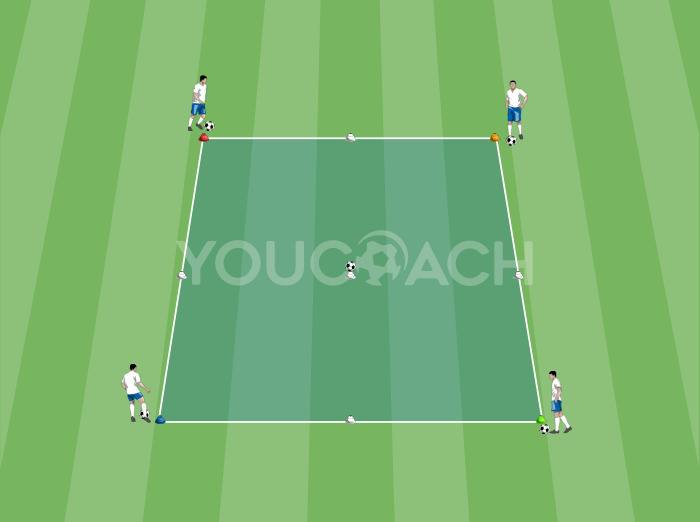 Técnica individual: finta, conducción y pase