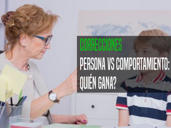 Corrección: ¿cómo y a quién?