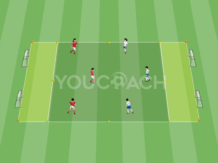 Juego España: 3 contra 3
