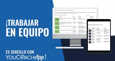 Invita el cuerpo tecnico a trabajar con tigo con YouCoachApp